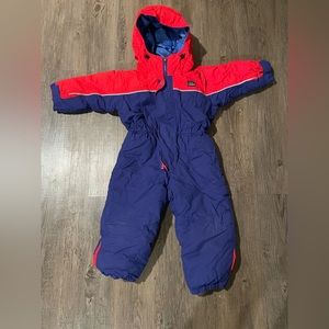 Patagonia snowsuit/romper 24 month very warm
